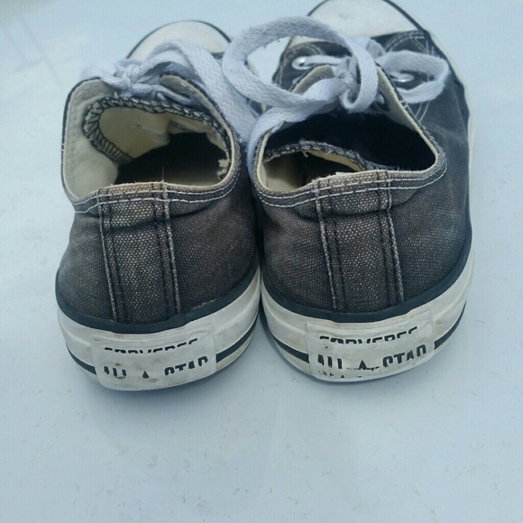 Converse Women's Low Top All Star Gray Nice Size 7 - Picture 2 of 5